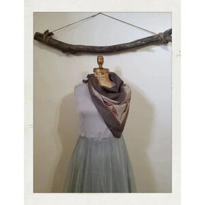 Fiorini | Vintage Birds Scene Made in Italy Scarf Wrap Handkerchief